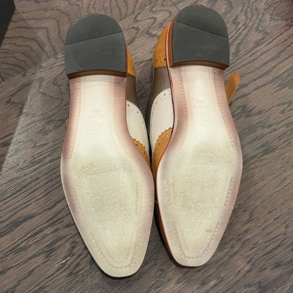 Mona Flying- Handmade Multi Color Wing Tip Shoes - Picture 10 of 12